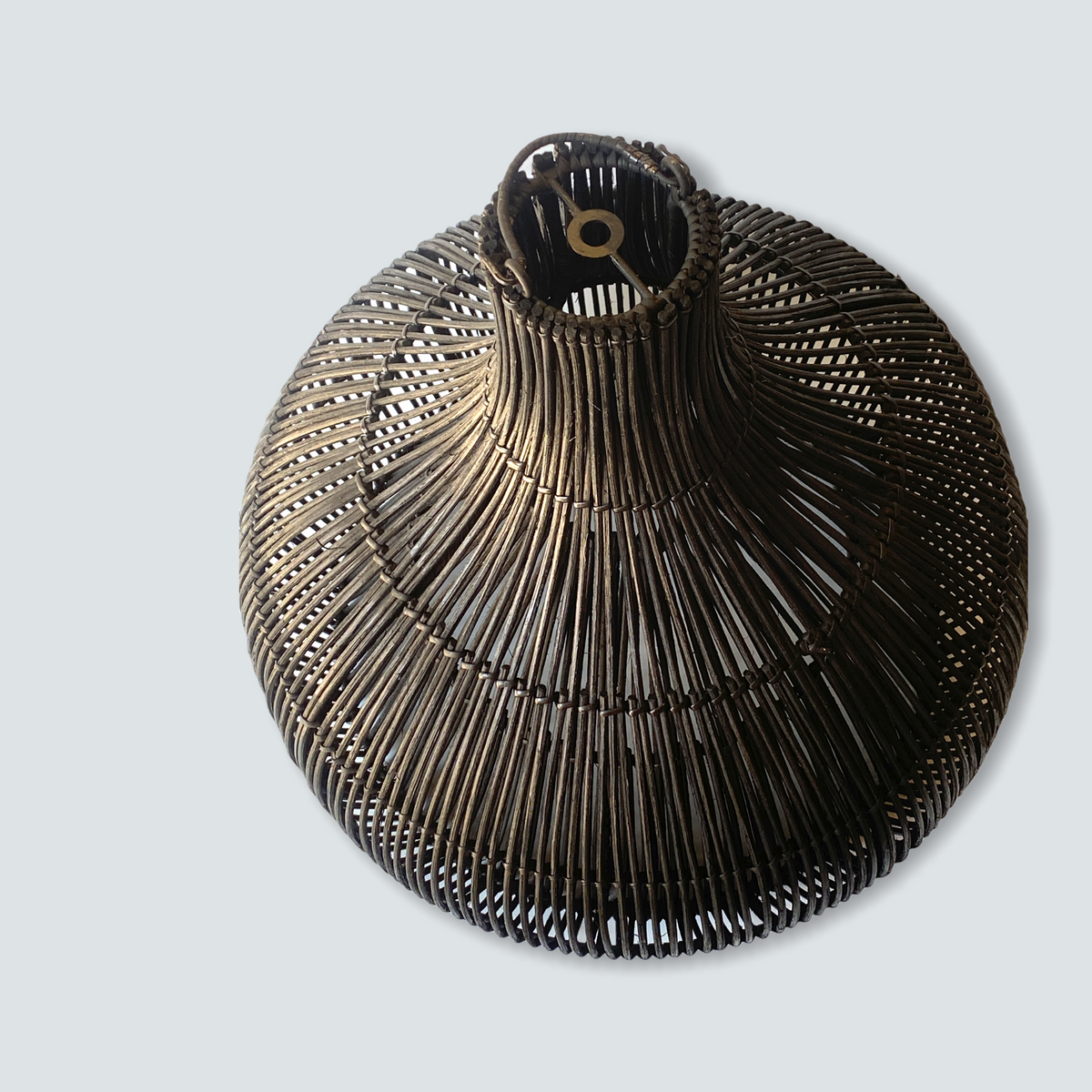 Rattan Dome pendant - black