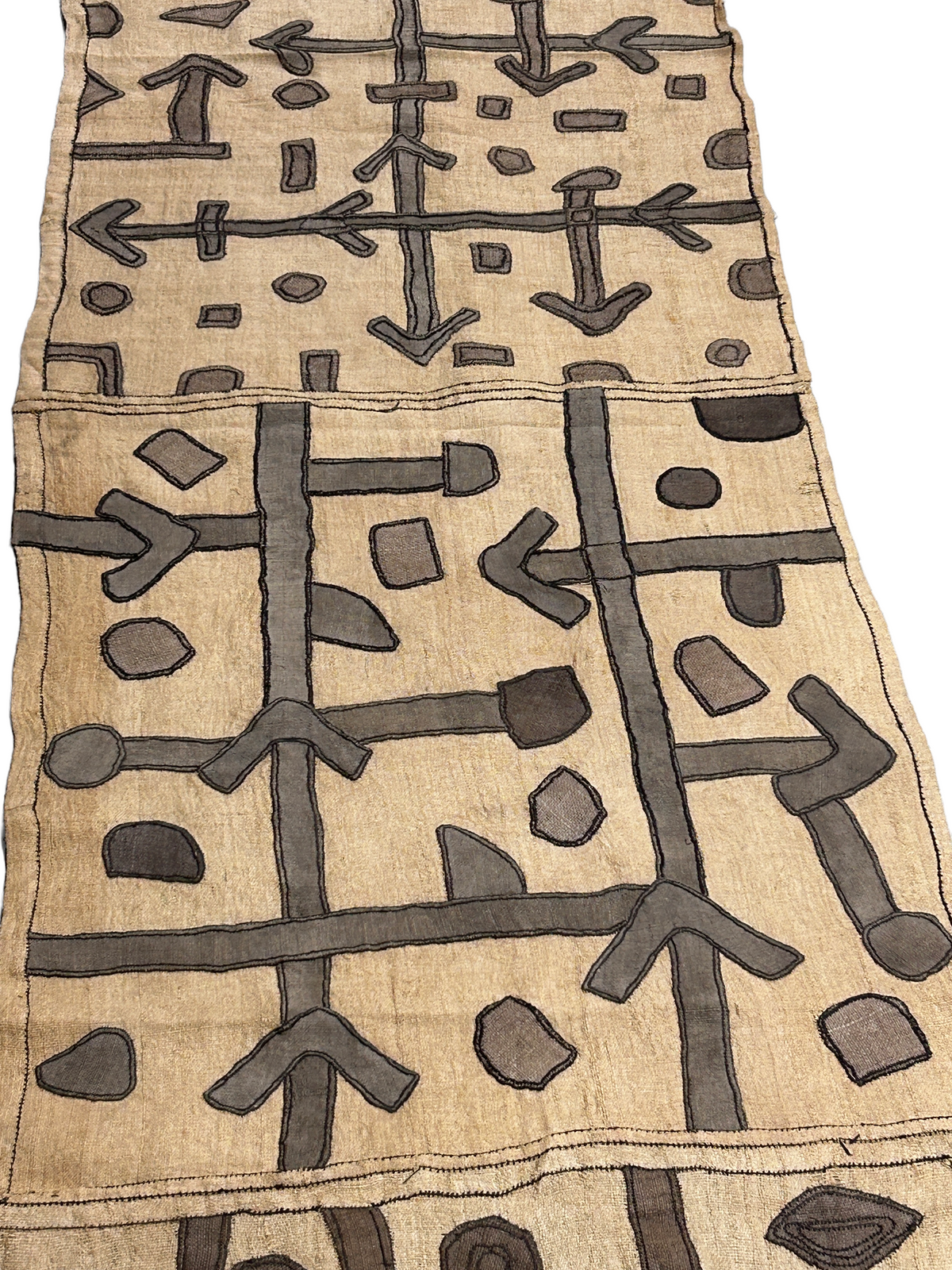 Antique Kuba cloth - Democratic Republic of Congo TR86.2