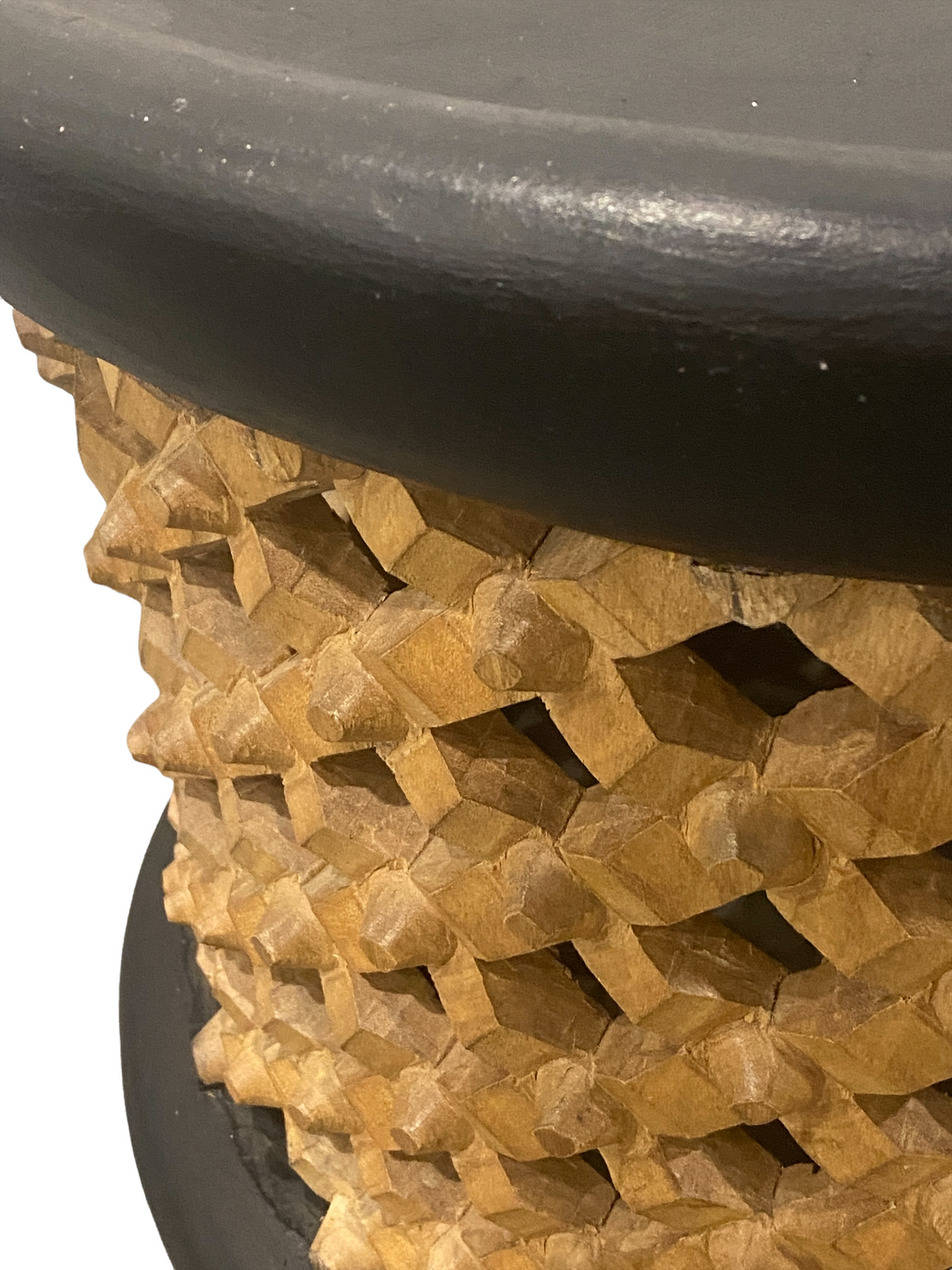 Bamileke Table - (126.2) Black & Natural