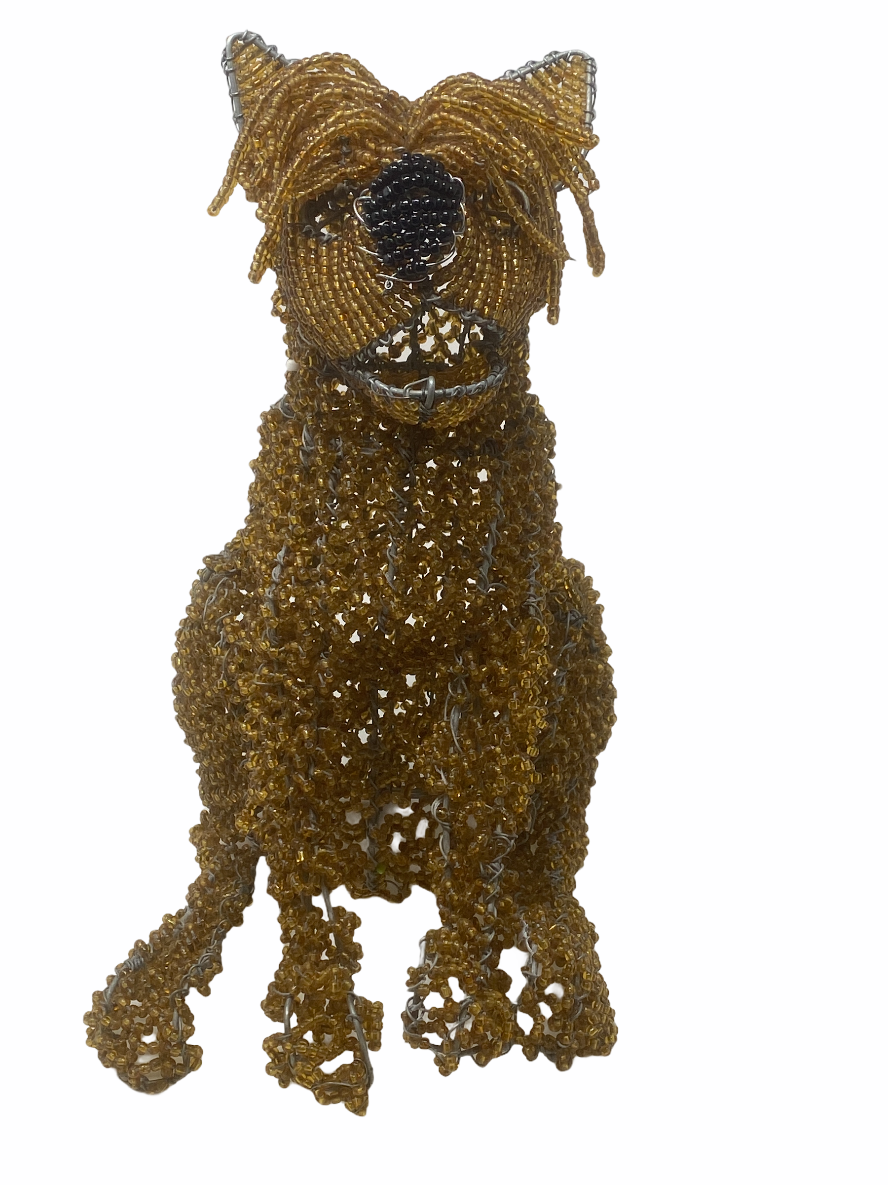 Yorkshire Terrier - Beaded Sculpture