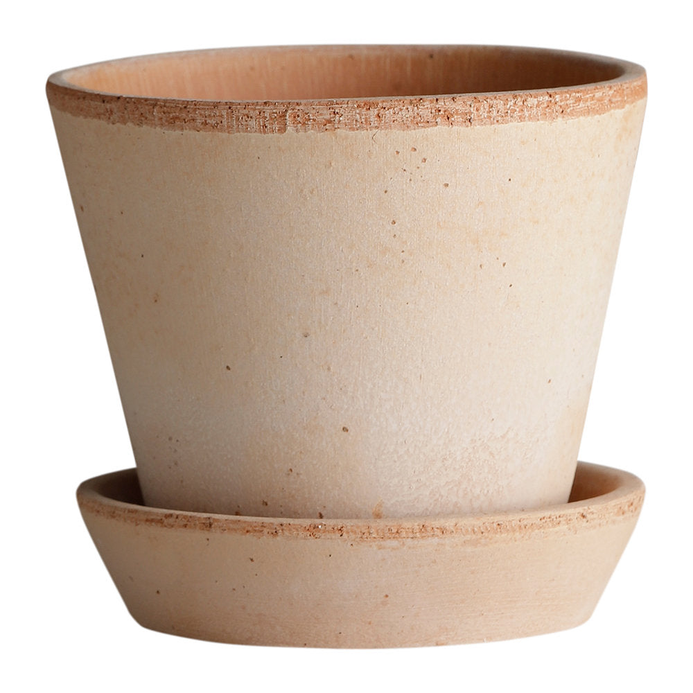 Julie Plant Pot and Saucer - Antique Rosa
